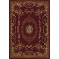 Homeric 1 ft. 11 in. x 7 ft. 4 in. Manhattan Lexington Runner RugBurgundy HO776078